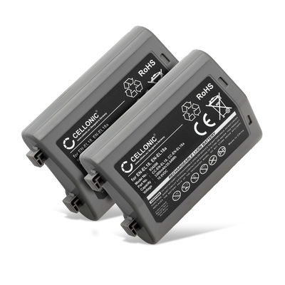 2x Batteria per Nikon D850, D5, D800, D810, D4s, D4, D6, D800E, Z 9 3300mAh da CELLONIC