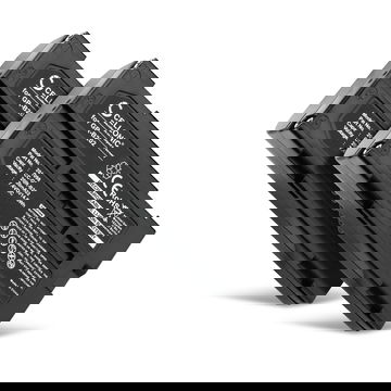 2x Batteria GR-B202 VW-VBD070 VBD1 VM-BPL135 BPL27 per fotocamera Panasonic NV-DX1 NV-GS280 GS250 VM-H775 RCA Pro-V730 Affidabile ricambio da 2000mAh, marca CELLONIC