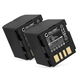 2x Batteria 1500mAh