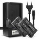 2x Batteria 2000mAh + Caricabatteria