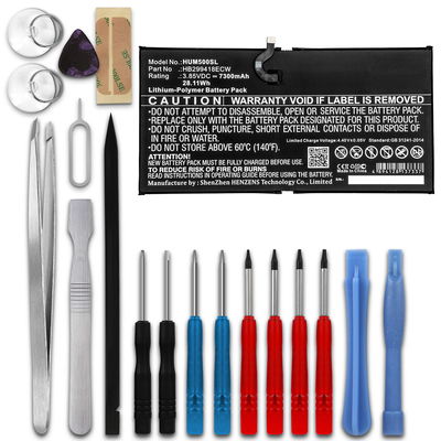 Batteria HB299418ECW per tablet Huawei MediaPad M5 10.8 / M5 Pro 10.8 Ricambio 7300mAh + Set di strumento Sostituzione ottimale con strumenti di precisione per smontaggio facile
