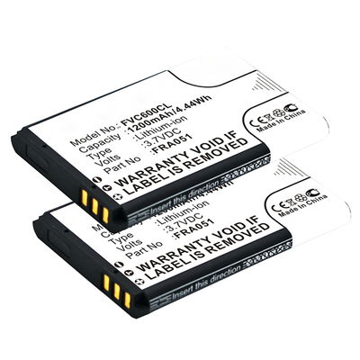 2x Batteria subtel FRA051, 312BAT026 per telefono AVM Fritz Fon C6 Ricambio affidabile da 1200mAh per il tuo fisso/cordless