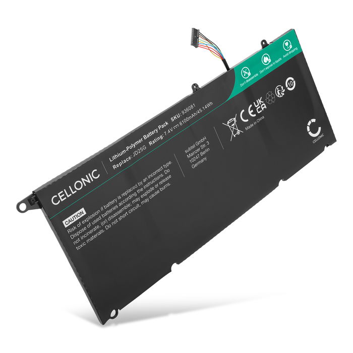 Dell 90V7W Batteria della subtel da 6100mAh