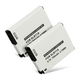 2x Batteria 750mAh