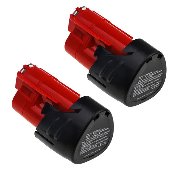 2x Milwaukee M12 BPD-202C Batteria della CELLONIC con 2000mAh di capacità