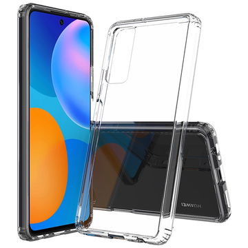 Cover per cellulare smartphone Huawei P Smart (2021), TPU, Trasparente Guscio posteriore backcover protezione per telefono - Previeni costose riparazioni evita danni!