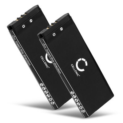 2x Batteria UTL-001, UTL-003 CELLONIC per Nintendo DSi XL Ricambio da 900mAh per console giochi controller palmari