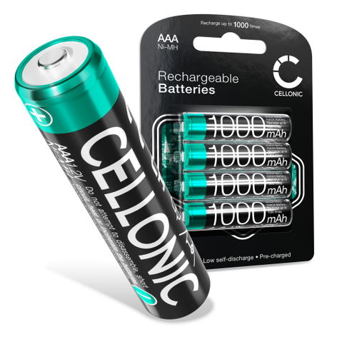 4x Batteria per Geemarc AMPLIDECT 595; CL12 AAA (1000mAh, 1.2V) di CELLONIC