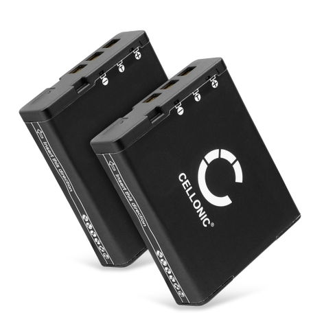 2x Batteria per Casio Tryx; Exilim EX-FC300S, EX-H30, EX-H35, EX-ZR100 (1300mAh, 3.7V) di CELLONIC
