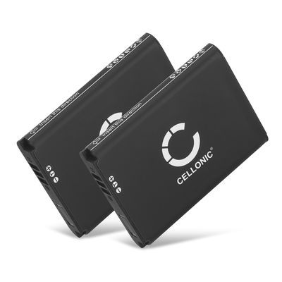 2x Batteria SLB-1137D per fotocamera Samsung i100 i80 i85 L74 Wide NV100 HD NV103 NV106 HD NV11 NV24 HD NV30 NV40 TL34HD Affidabile ricambio da 1100mAh, marca CELLONIC