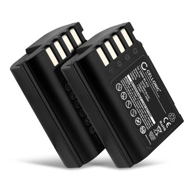 2x Batteria DMW-BLK22 per fotocamera Panasonic Lumix DC-GH5 II DC-GH6 DC-S5 G9 GH5 GH5S Affidabile ricambio da 1600mAh, marca CELLONIC