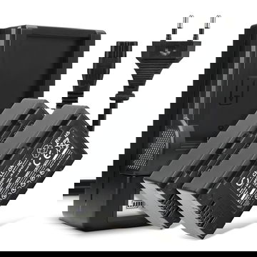 2x Batteria per Samsung HMX-F90 -F80 -F900 -F800 HMX-H200 -H400 -H300 SMX-F40, SMX-F700 - IA-BP105R IA-BP210E IA-BP420E 1800mAh + Caricabatteria di Ricambio sostituzione scorta