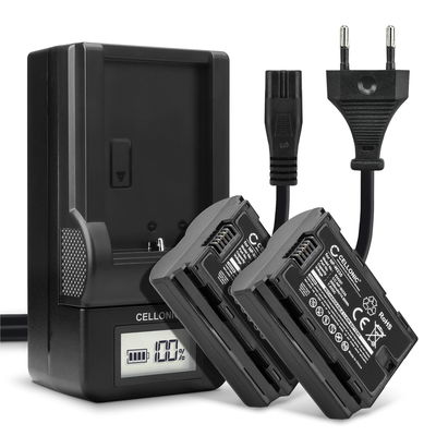 2x Batteria NP-W235 per fotocamera FujiFilm X-T4 / GFX 50S II / GFX100S / X-H2S Affidabile ricambio da 2000mAh, marca subtel + Caricabatteria