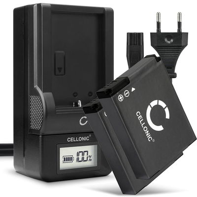 2x Batteria per GoPro HD Hero 2, HD Hero, Hero - AHDBT-002 AHDBT-001 ABPAK-0014 1100mAh + Caricabatteria di Ricambio sostituzione scorta