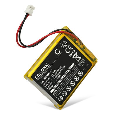 Batteria PN704050 per Fatboy Edison the Petit / Transloetje ricambio da 1600mAh per torcia ricaricabile luce lampada faro led