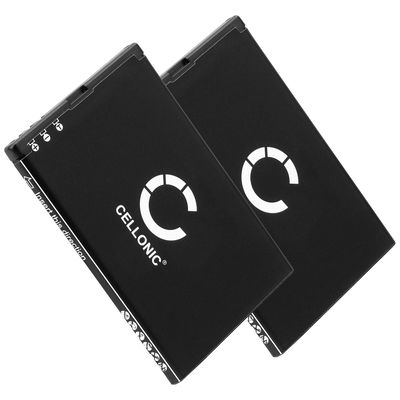 2x Batteria CELLONIC ICP5/44/61 per telefono Bea-fon SL810 / SL820 Ricambio affidabile da 1400mAh per il tuo cellulare smartphone