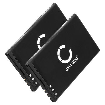 2x Batteria CELLONIC BL-4U per telefono Nokia 301 / 8800 / 6600 / 206 / 500 / C5-03 / Asha 201, 300, 311, 501, 503 Ricambio affidabile da 1000mAh per il tuo cellulare smartphone