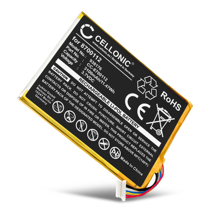 Batteria di ricambio per Bang & Olufsen BeoSound Moment batteria sostitutiva 3100mAh compatibile 100% con la tua vecchia pila