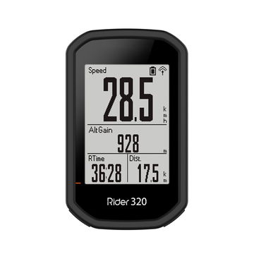 Protezione subtel silicone compatibile con Bryton Rider 420, Rider 320, Rider 430 Custodia cover in Silicone assorbi-urti, case per navigatore su bici, bumper nero