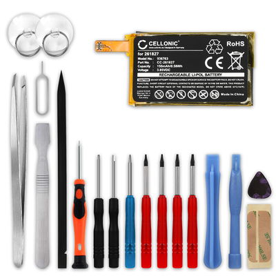 261827, R-41021555 Battery for FitBit Versa (FB504, FB505) Sport Fitness Tracker Smartwatch Battery Replacement - 150mAh 3.85V Lithium Polymer + Tool-kit