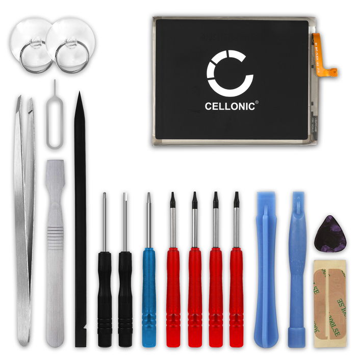 CELLONIC Phone Battery Replacement for Samsung Galaxy A32 5G (SM-A326) / Galaxy A42 5G (SM-A426) / Galaxy A72 (SM-A725) + 17-Tool Phone Repair Kit - EB-BA426ABY 4900mAh