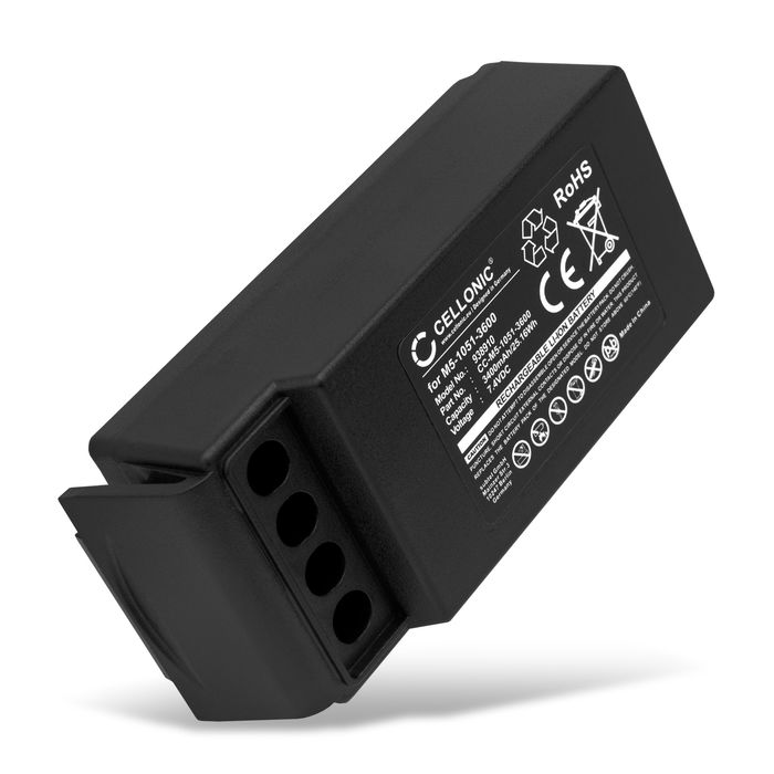 CELLONIC Batteria M5-1051-3600 compatibile con Cavotec M9-1051-3600 EX MC-3 MC-3000 (Version 2) 3400mAh Ricambi per controller, telecomandi, radiocomandi