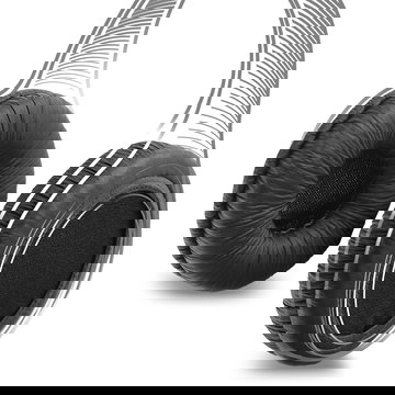 Kit di 2 cuscinetti di ricambio per apparecchi auricolari, cuffie headset Sennheiser PX100, PC130, PC131, PC140, PX200, PXC250, SC660 paraorecchie, earpads, sostituzione spugnette con comoda imbottitura