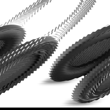 Kit di 2 cuscinetti di ricambio per apparecchi auricolari, cuffie headset Corsair Virtuoso RGB Wireless / Virtuoso RGB Wireless SE / Virtuoso RGB Wireless XT paraorecchie, earpads, sostituzione spugnette con comoda imbottitura