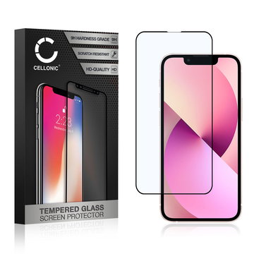 Vetro temperato CELLONIC per Apple iPhone 13 mini, screen protector (3D Case-friendly 9H 0,33mm Full Glue) nero Pellicola salva schermo per telefono cellulare smartphone