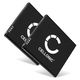 2x Batteria 2400mAh
