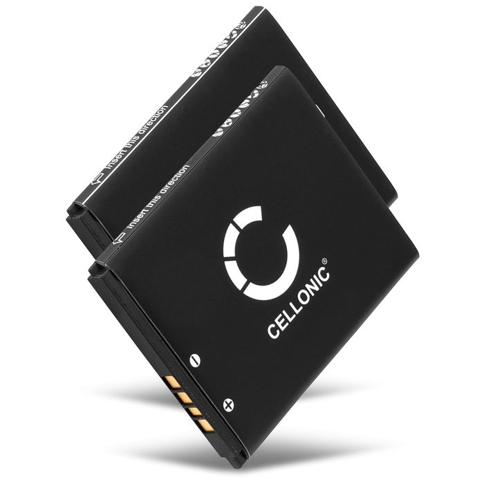 2x Batteria CELLONIC BY42, CAB3120000C1 per telefono Alcatel One Touch 602 / 710 / 806 / 815 / 880 / Miss Sixty Ricambio affidabile da 800mAh per il tuo cellulare smartphone