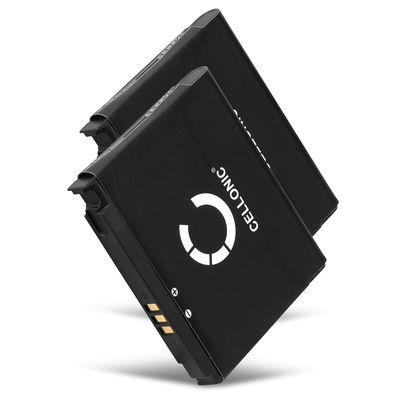 2x Batteria CELLONIC AB603443 per telefono Samsung GT-S5230 / SGH-U700 / SGH-U700V / SGH-G800 / SGH-I870 Ricambio affidabile da 800mAh per il tuo cellulare smartphone