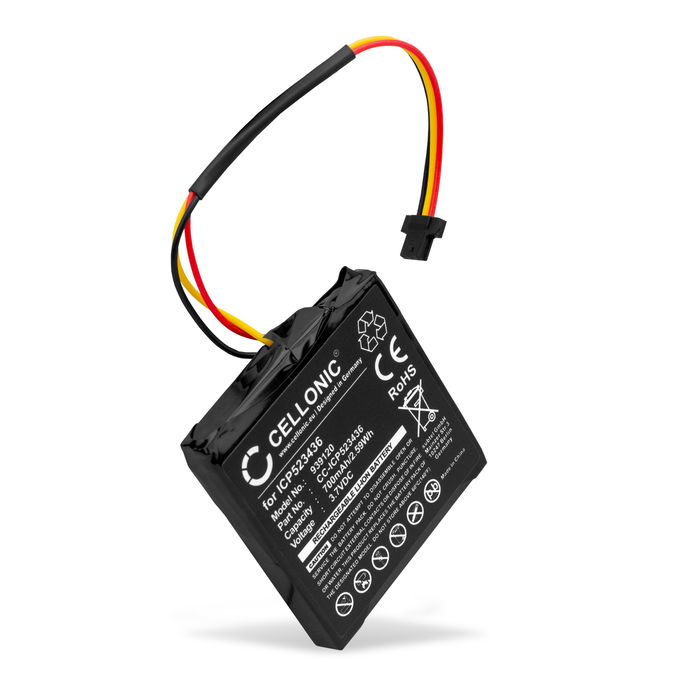 Batteria CELLONIC 4FB40, ICP523436 per navigatore GPS TomTom Go 400 Affidabile ricambio 700mAh compatibile al 100%