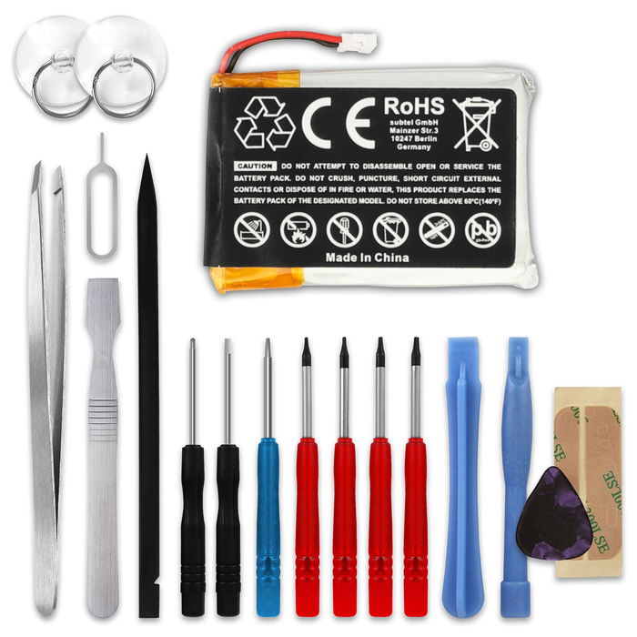 Garmin Approach S60 Batteria marcata CELLONIC, 230mAh di capacità + Set di strumento