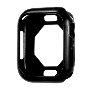 Protezione subtel in TPU per Apple Watch 7 - 41mm custodia assorbi-urti per smartwatch, Trasparente, cover protettiva di bordi, ghiera, lunette e anse