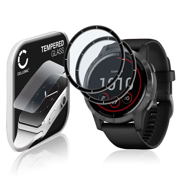 2x Garmin vivoactive 4 Vetro protettivo 9H, vetrino temperato 2.5D marca CELLONIC
