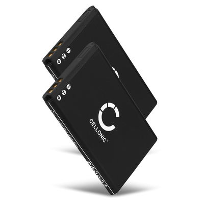 2x Batteria CELLONIC DBO-1000A per telefono Doro 1370 / 1372 / 2404 / 6040 / 6060 Ricambio affidabile da 1200mAh per il tuo cellulare smartphone