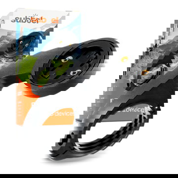 supporto manubrio bici subtel compatibile con Garmin Edge 1040, 1030, 1000, 830, 820, 800, 530, 520, 500 fissaggio sicuro, nero, staffa/mount frontale, modulabile orizzontale o verticale