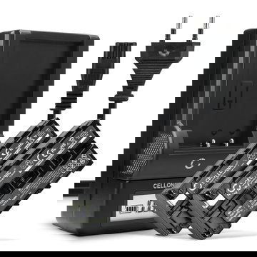 2x NP-F750 Batteries for Sony DSR-PD150 HDR-FX7 HDR-FX1 HDR-FX1000 GV-HD700 DSR-PD170 GV-HD700E Camcorder 2600mAh NP-F550 Battery Replacement + LCD Smart Charger