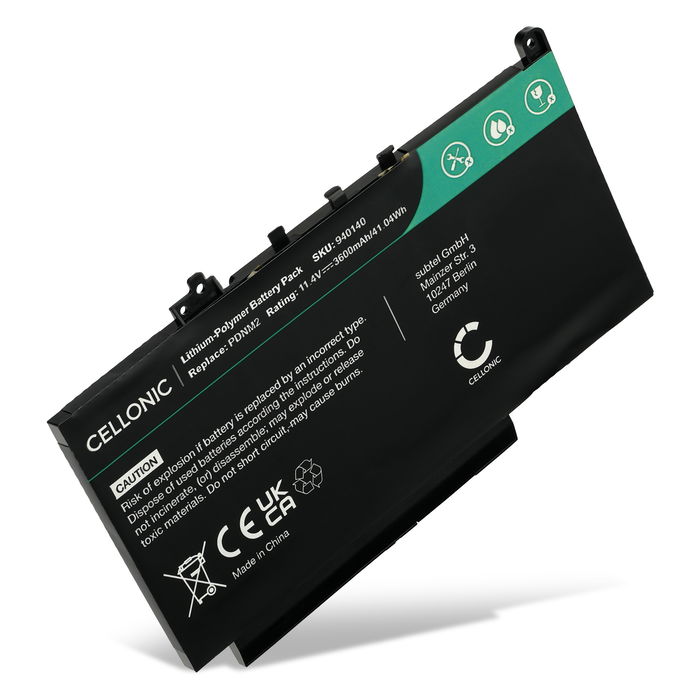 Dell Latitude E7270 Batteria della subtel 3600mAh 11.4V