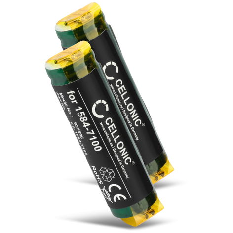 2x Batteria per Moser ChromStyle 1584 1584-7100 (800mAh, 3.7V) di CELLONIC