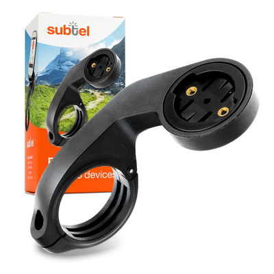 supporto manubrio bici subtel compatibile con Sigma Sport ROX 12.0 ROX 11.0 ROX 7.0 ROX 4.0 ROX 2.0 fissaggio sicuro, nero, staffa/mount frontale, modulabile orizzontale o verticale