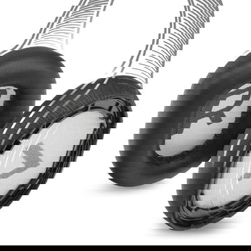 Kit di 2 cuscinetti di ricambio per apparecchi auricolari, cuffie headset Plantronics BackBeat Pro 2, Voyager 8200 UC paraorecchie, earpads, sostituzione spugnette con comoda imbottitura