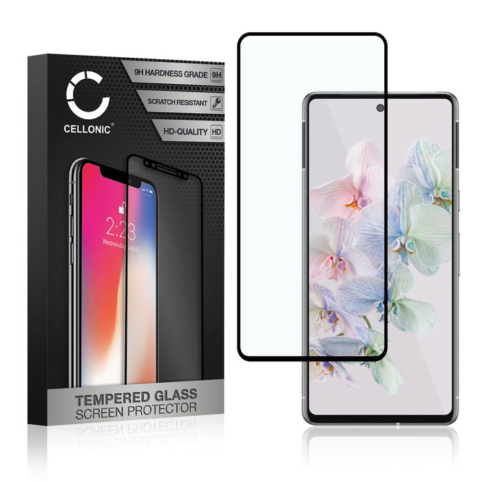 Vetro temperato CELLONIC per Google Pixel 7, screen protector (3D Case-friendly 9H 0,33mm Full Glue) nero Pellicola salva schermo per telefono cellulare smartphone