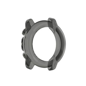 Protezione subtel in TPU per Amazfit Stratos 3 custodia assorbi-urti per smartwatch, nero, cover protettiva di bordi, ghiera, lunette e anse