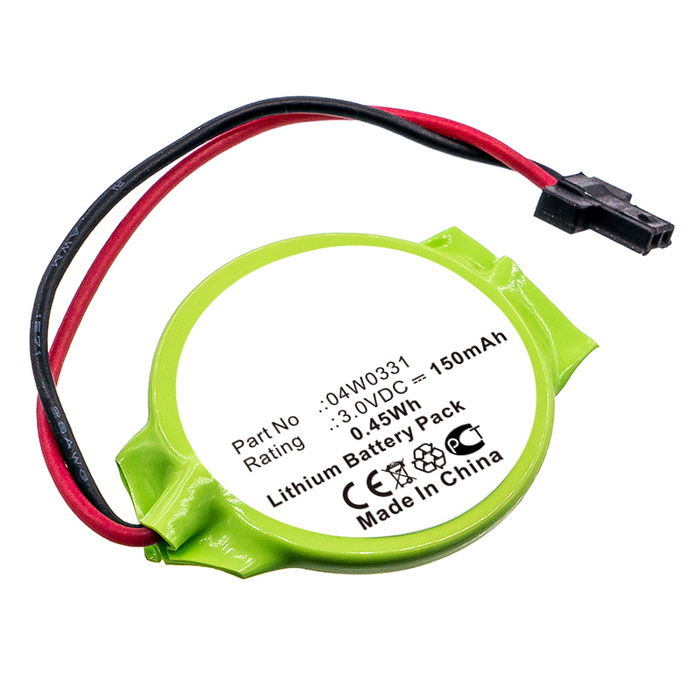04W0331 CMOS Battery for Lenovo ThinkPad Edge laptops 150mAh CMOS Battery Replacement