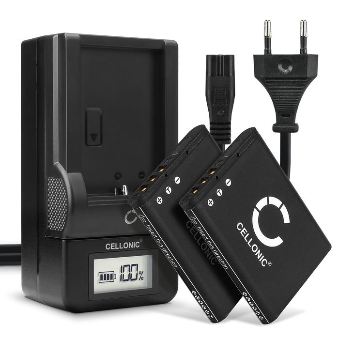 Batteria DB-L80 per fotocamera Sanyo Xacti VPC-CG10 VPC-CG100 VPC-CG102 VPC-CG20 VPC-CG21 VPC-CA100 VPC-CA102 VPC-CS1 VPC-PD1 VPC-PD2 Affidabile ricambio da 740mAh, marca CELLONIC