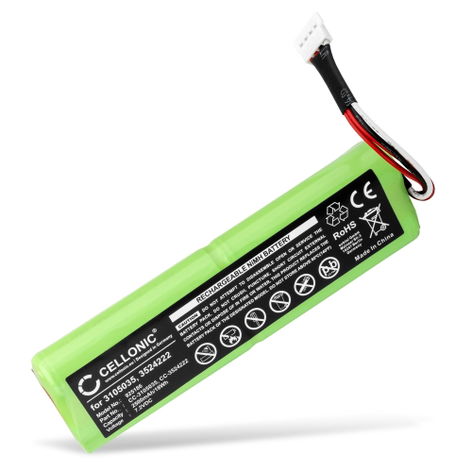 Batteria per Fluke Ti10, Ti-10, Ti-20, Ti25, Ti-25, TiR, TiR1 3105035 3524222 (2500mAh, 7.2V) marca CELLONIC