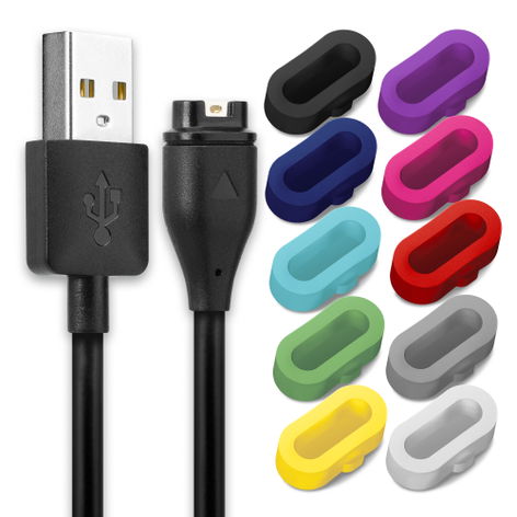 Cavo dati subtel, da Connettore per smartwatch a USB A, 1m Garmin Forerunner 55, 165, 255, 265; Fenix 8, 7
