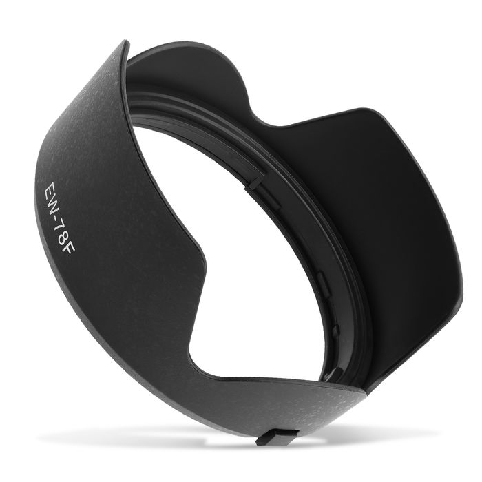 EW-78F Paraluce per fotocamera Canon RF 24-240mm f/4-6.3 IS USM - baionetta a tulipano / a fiore / a petalo Parasole marcato CELLONIC